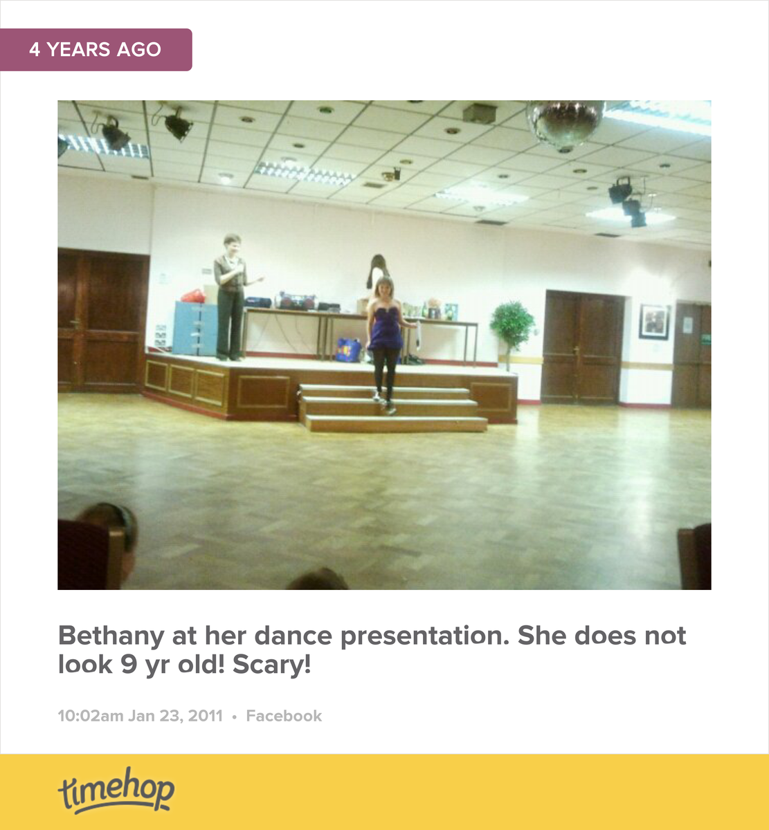 Bloody hell Beth! cant believe u are the exact same age there as Catelyn is right now!! xx timehop.com/c/fup:10150096…