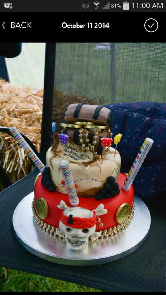 Vickyxoxo's tweet photo. #KidsParty @itvthismorning my son's 6th b'day. Grown up pirates were naughty pinching treasure so were water bombed http://t.co/nraDWVRKsb