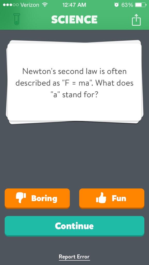 edgar_z13's tweet photo. Best believe I got this one right! #PhysicsAP http://t.co/Eekaih4cVP