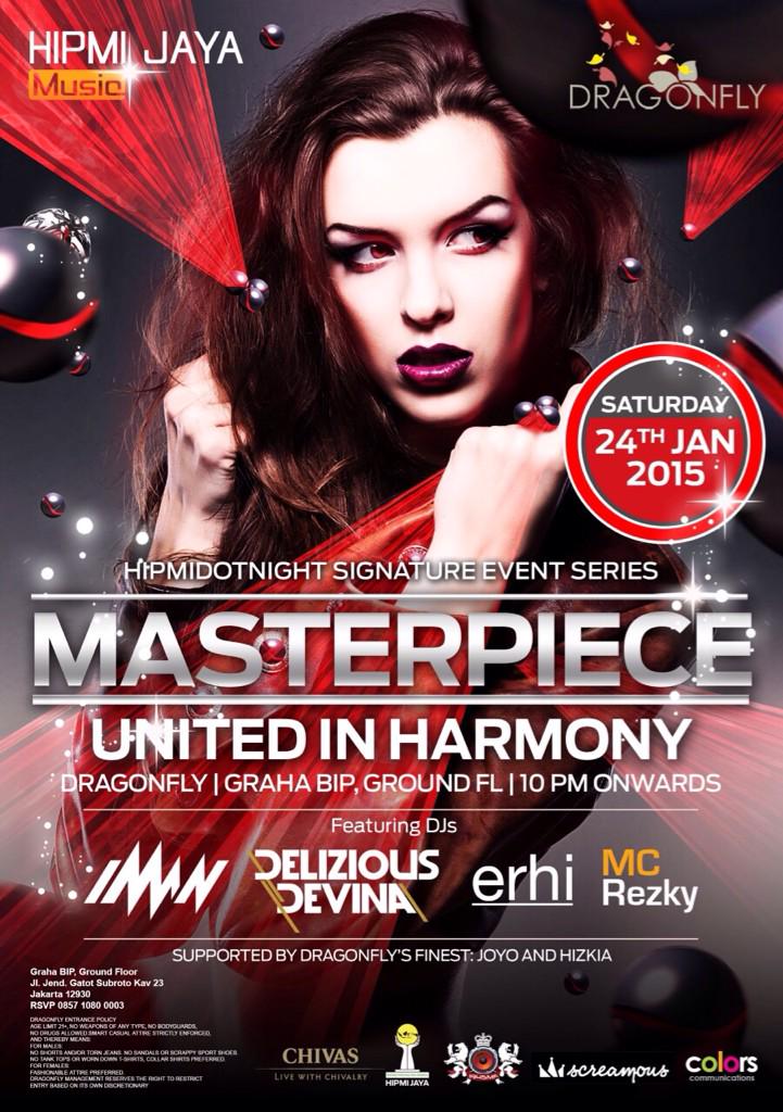 Masterpiece <a href="/clubDRAGONFLY/">DRAGONFLY</a> - Sat Jan 24th with @Devina1945MF <a href="/imantaufik/">iman taufik</a> <a href="/mcrezq/">Arezky Amerianto</a>