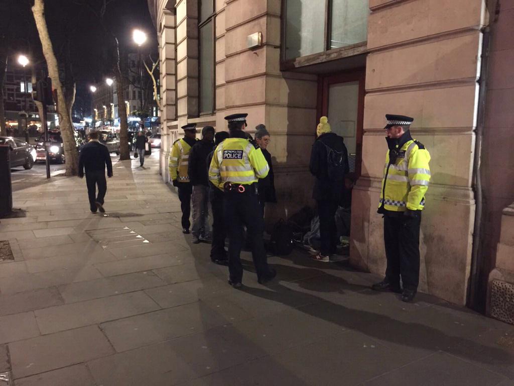 MPSWestminster's tweet image. Fantastic nights work by our officers working on #OpEncompass, including 3 gang members arrested. #WestEndInspector