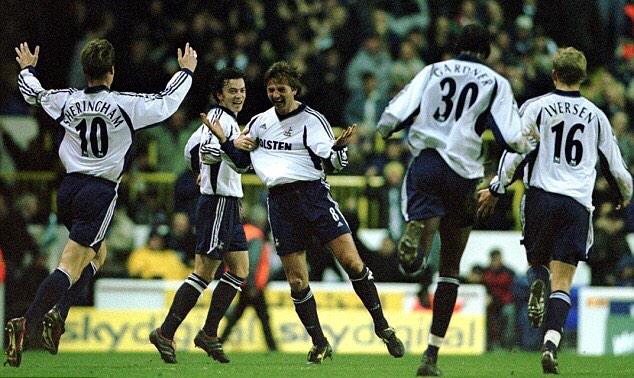 thfcnostalgia's tweet photo. #OnThisDay 2002 Spurs destroy Chelsea 5-1 in the League Cup SF Scorers: Iversen, Sherwood, Sheringham, Davies, Rebrov http://t.co/MJCBVX8tkC