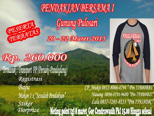 Open Trip Mt.Pulosari 1.346 Mdpl <a href="/infogunung/">infogunung</a> <a href="/infopendaki/">infopendaki</a>