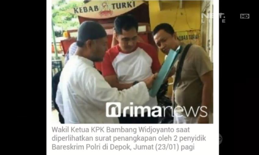 OfficialNETNews's tweet photo. Foto penangkapan wakil ketua KPK #BreakingNews_NET http://t.co/1NhC8fAjfT