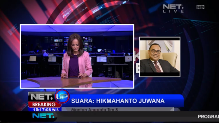OfficialNETNews's tweet photo. Hikmahanto Juwana meminta ketegasan presiden Jokowi untuk menyelesaikan kasus penangkapan BW #BreakingNews_NET http://t.co/dCIdHXUOFE