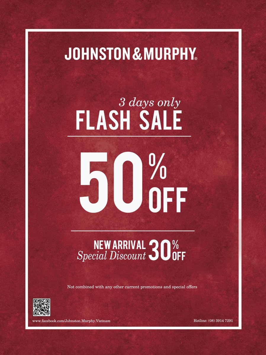 IRTDanang's tweet photo. Chương trình khuyến mãi cuối năm từ Johnston &amp; Murphy – chỉ 3 ngày duy nhất từ 23-25/1/2015 http://t.co/c7EkOH3VYl