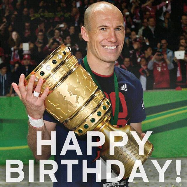 Happy birthday winger Arjen Robben 