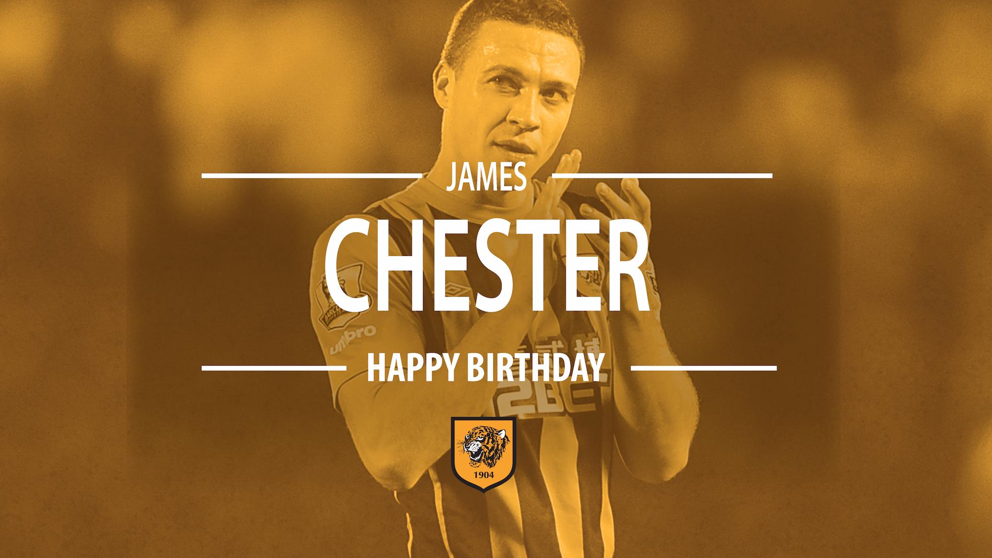 HAPPY BIRTHDAY: James Chester celebrates his 26th birthday today! 