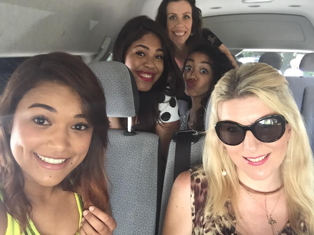 FashionJazz's tweet photo. Driving in style to  @CavendishCT to see the new  #vincecamutosa with @JustJadeBlog @CarmenCanary @BiancaHartel http://t.co/Cc4dhMDaUB