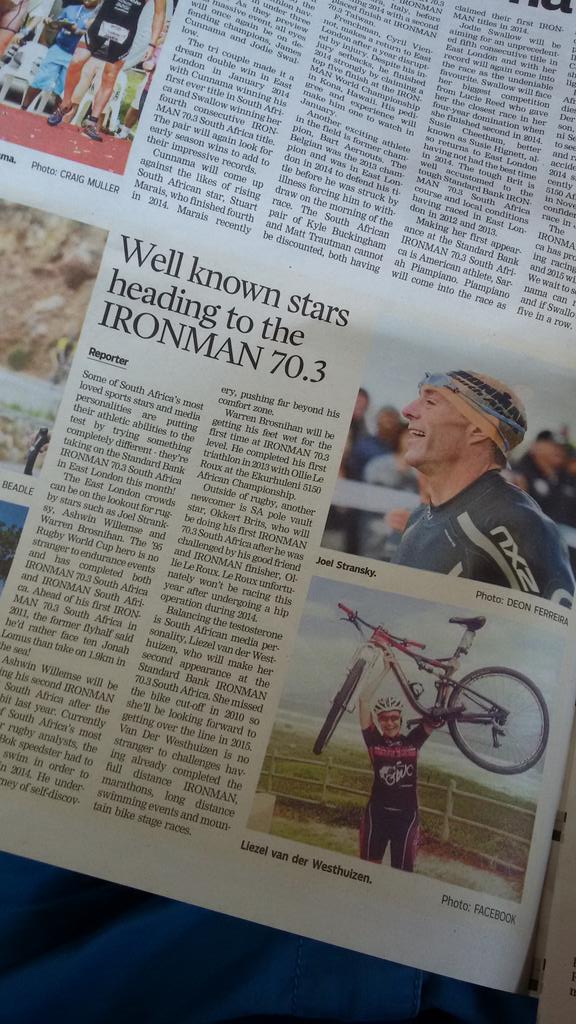 Settling in for the IM70.3 this weekend, doing some reading! :) <a href="/liezelv/">Liezel V 🦒</a>