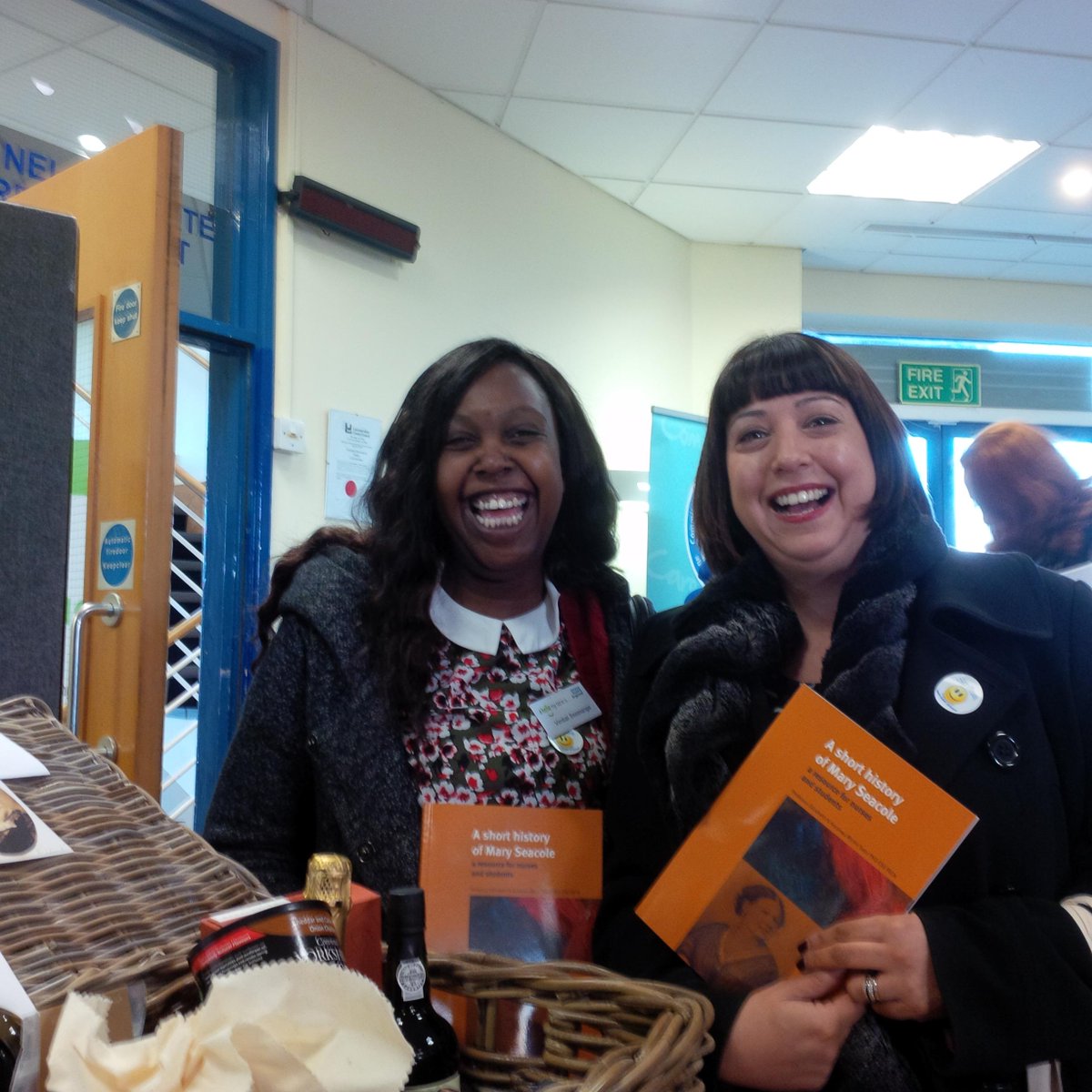 Mary Seacole Trust (@seacolestatue) on Twitter photo Vimbai & Giselle @ Mary Seacole Statue stand @ Leicester #6Csy Nursing conf org by <a href="/thebestjoan/">Joan Pons Laplana</a> with <a href="/JaneMCummings/">Prof Jane Lovely CBE RN</a> Vimbai & Giselle @ Mary Seacole Statue stand @ Leicester #6Csy Nursing conf org by <a href="/thebestjoan/">Joan Pons Laplana</a> with <a href="/JaneMCummings/">Prof Jane Lovely CBE RN</a>