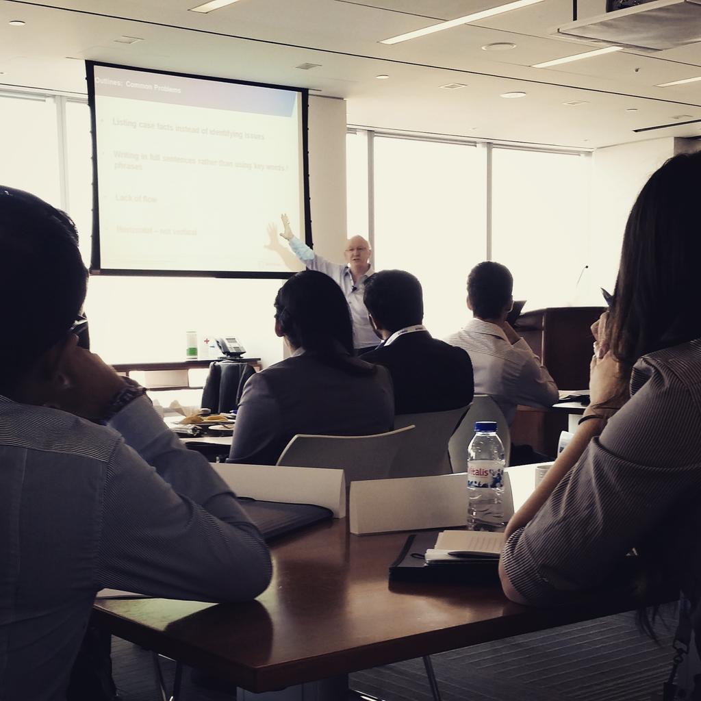 ML_McKee's tweet photo. .@BruceDensmore1 is running an excellent workshop for our Ace the Case participants. @KPMGCampusCDN #KPMGatc #CFE101 http://t.co/MRvCXjkmKL