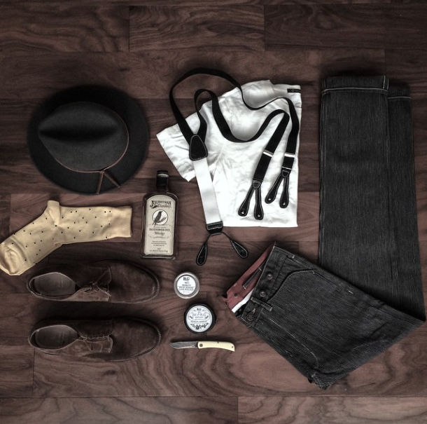 #ootd Gentlemen's Essentials: Freenote denim &amp; tee, <a href="/Yellow108brand/">Yellow 108</a> <a href="/richer_poorer/">Richer Poorer</a> <a href="/BKgrooming/">Brooklyn Grooming</a> #HappyFriday #outfit