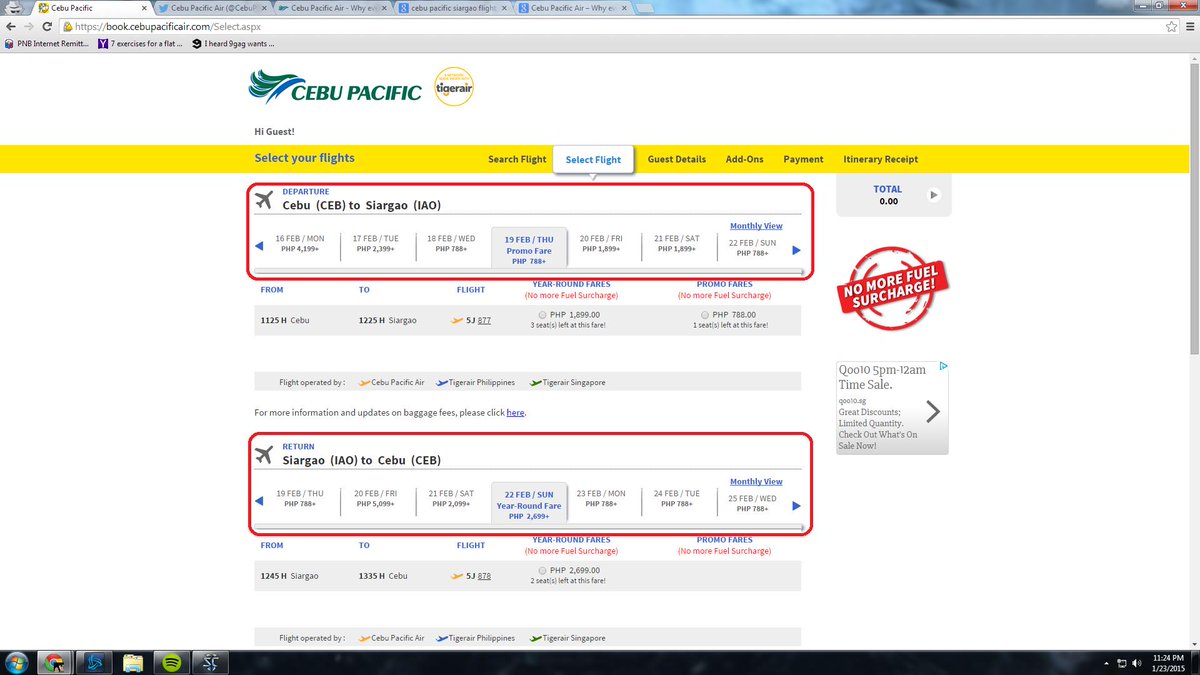 kazuinuts's tweet photo. @CebuPacificAir Hi, are daily flights to Siargao confirmed? There used to be Mondays AND Fridays only. Thank you. http://t.co/2qorbLqDYe