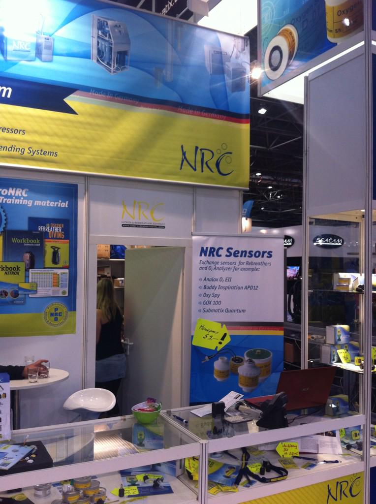 TheScubaNews's tweet image. Visiting the @NRC_Intl stand at #BOOT2015 @bootdaily