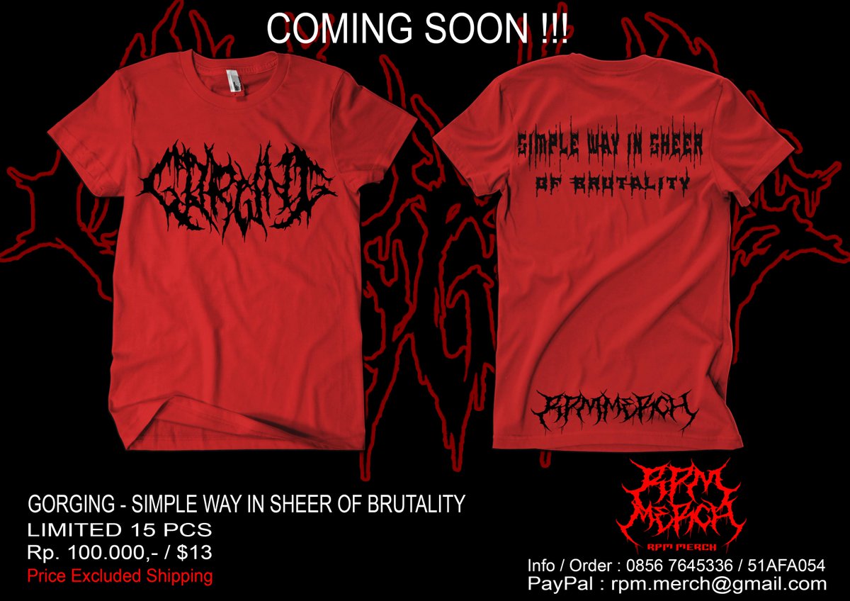 COMING SOON T-Shirt <a href="/Gorging_/">GORGING</a>  #RPM_Release