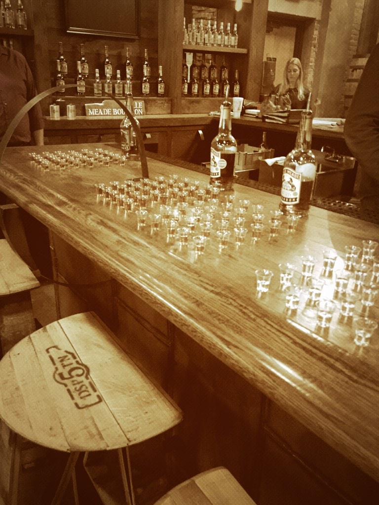 Just a little whiskey sampling on this fine morning! @TNWhiskeyCo #BelleMeadeBourbon #TGIF