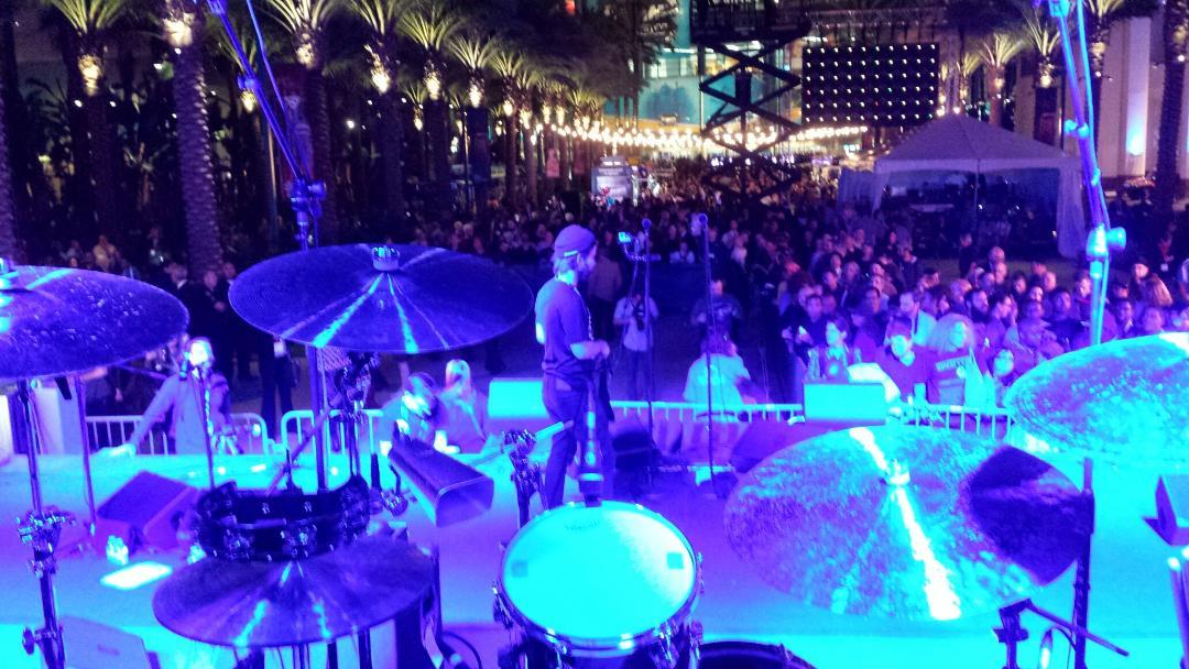 joey_peebles's tweet photo. Well, #NAMM was a blast! Thanks for stoppin' by our show @SheilaEdrummer. Ya couldn't have been cooler! http://t.co/lnp7qCjDFa