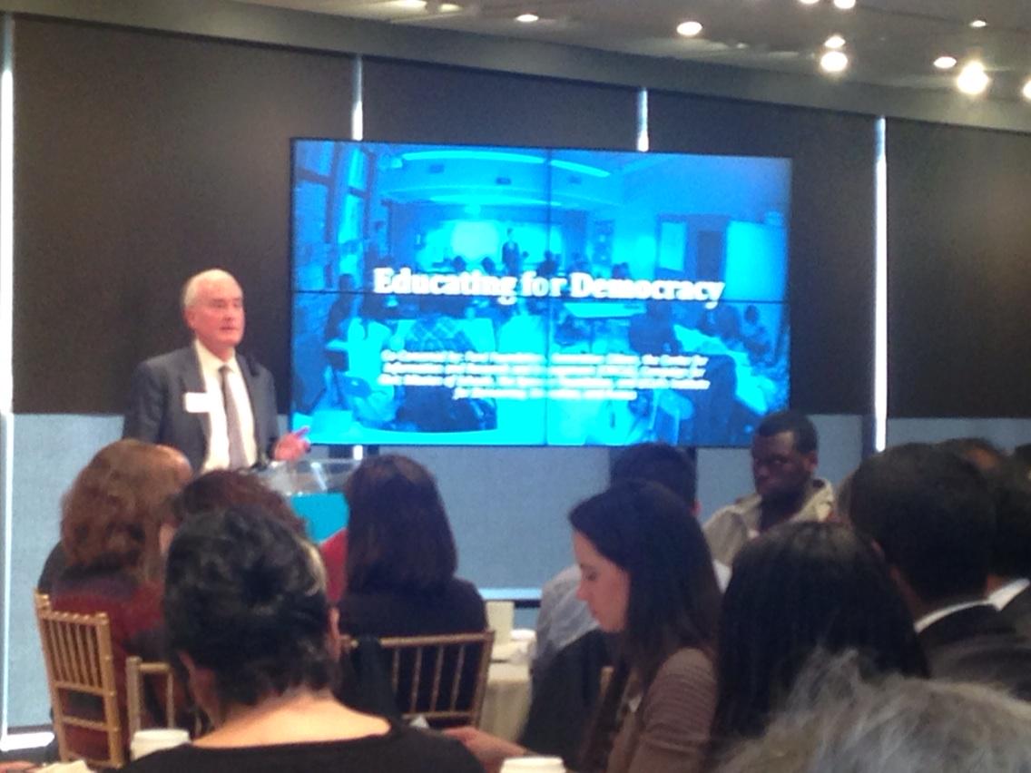 CivicsInTheUSA's tweet image. @McCormick_Fdn CEO David Hiller details Foundation&apos;s work on inequality, polarization &amp;amp; scale #educatingfordemocracy
