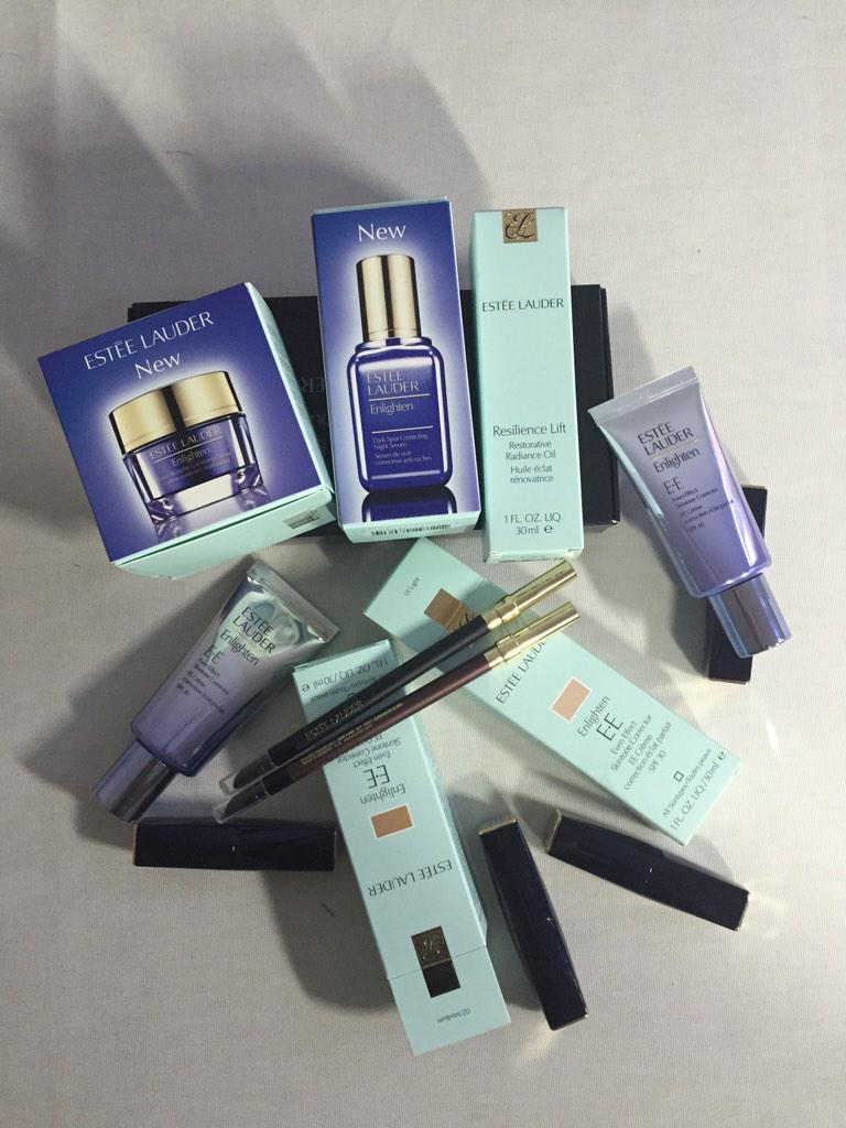 OByrneEmma's tweet photo. Lucky me @EsteeLauderUK #enlighten #eveneffect #eecream can't wait to try it. http://t.co/Dw4t9wrh8P
