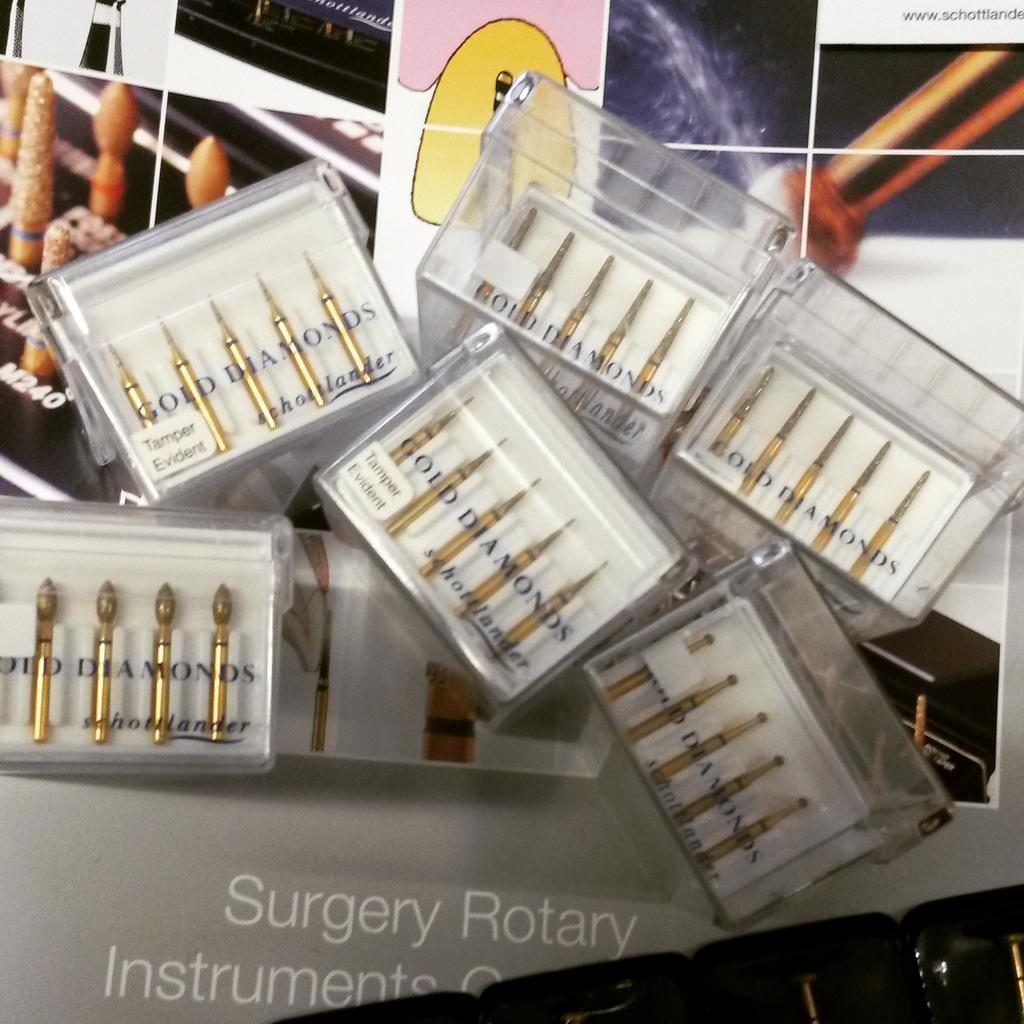 FGDP_UK's tweet photo. We've just received a delivery of burs for our #DipRestDent operative dentistry module next week. #dentistry #dentist http://t.co/O2U80ymwhh