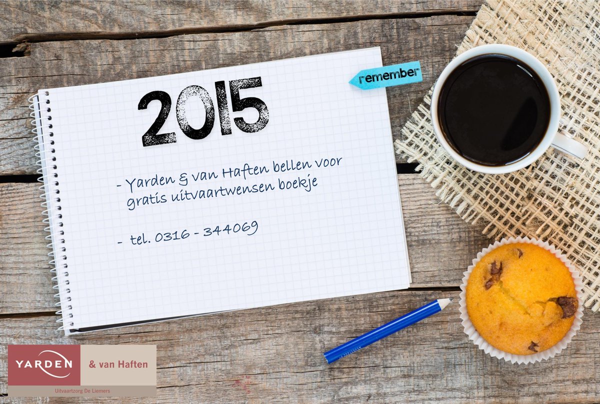 Is het in 2014 niet gelukt om eens na te denken over jou #uitvaartwensen? ... Herkansing in 2015! #yardenvanhaften