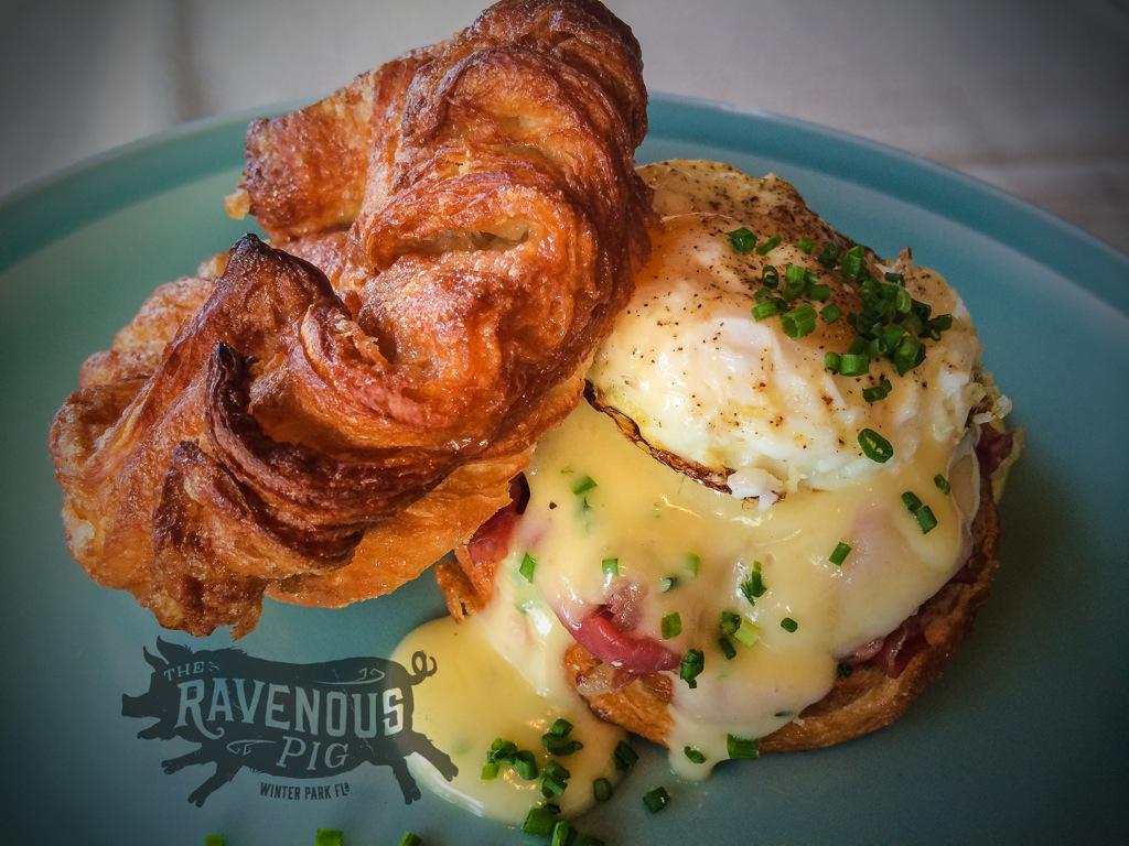 Incredible lunch sandwich we serve on croissant from Pane D'or, a great local baker #egg #croissantlove #lunch