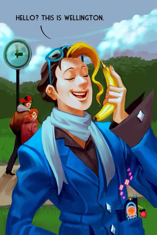 Mr. Wellington was always quite an imbusil #phoenixwright #objection #aceattorney #BANANA #wellington