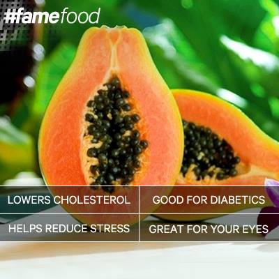 LiveOnfame's tweet image. #famefood Papayas are refreshingly sweet in taste and offer numerous #healthy benefits too! #resolutionsfor2015