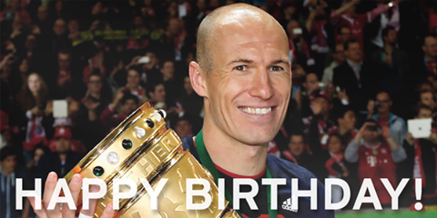 Happy 31st Birthday to one of the greatest wingers of the game, Arjen Robben. 