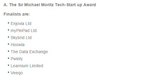 DataLiberated's tweet photo. DataExchange nominated in Welsh start-up of the year award! Thanks @theestnet http://t.co/OB0miLOkmH