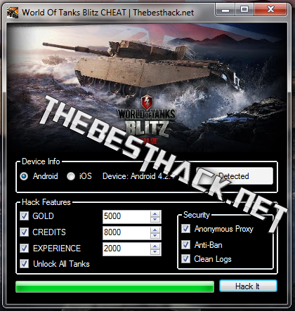 world of tanks cheats gold