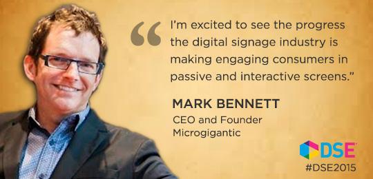 DSEShow's tweet photo. Join @Microgigantic at #DSE2015 to stay in touch w/ how the #digitalsignage industry is changing &amp; evolving! http://t.co/rcF5SihQpf