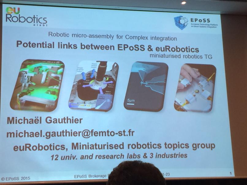 Applications of micro robotics: medical, manufacturing - Idea for H2020 project @ESPCommunity @KTNUK
