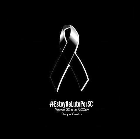 SamuelCaro's tweet photo. Esta noche a las 9, Parque Central, San Cristóbal #EstoyDeLutoPorSC YA NO MAS MUERTE @AliciaOrtegah @jdwministerio http://t.co/11tgUS050w