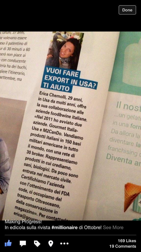 EChemolli's tweet photo. @millionaireit #few tips to know to import/export  Italian products to the States http://t.co/bEPwhS1DLw