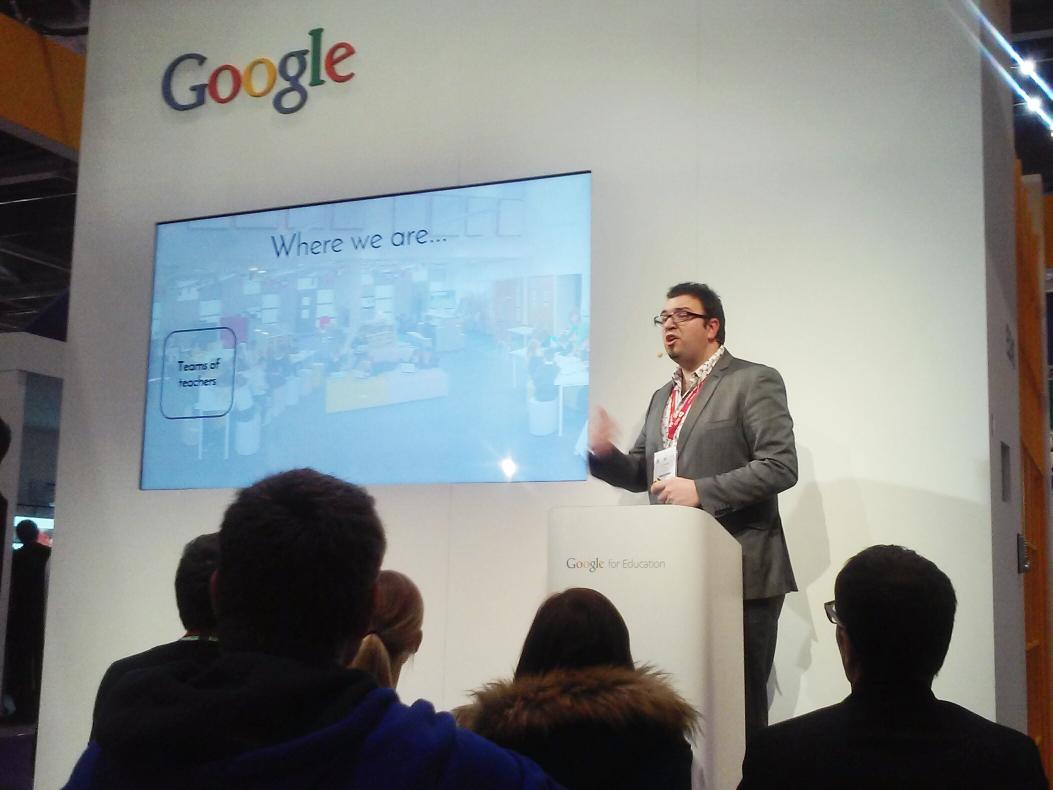 surmelism's tweet photo. Góður fyrirl. @nelkcarps um @Google Play for Educ. Sniðið að samvinnu, einst.mið. námi og virkni. #isbett #keilirbett http://t.co/CNGxfH14B5