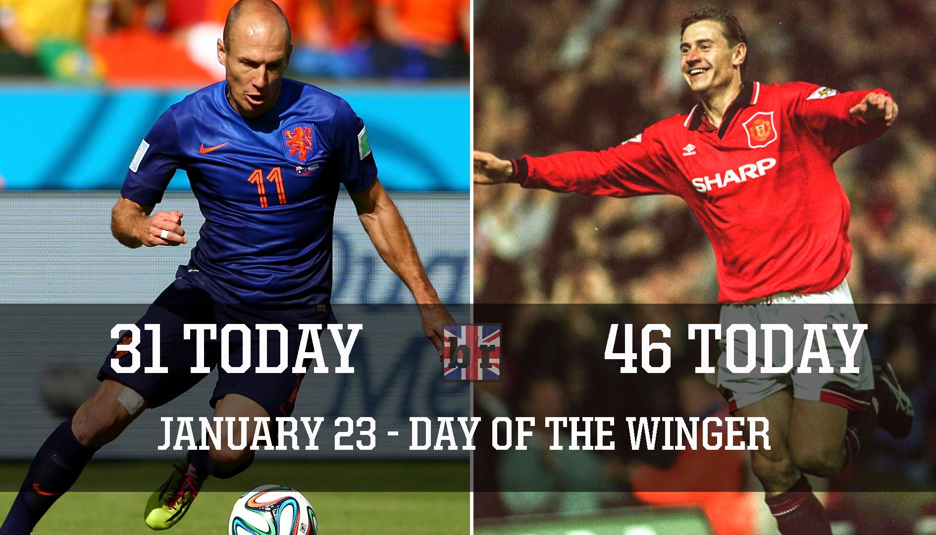 Happy Birthday to two masters of wing play. Arjen Robben and legend Andrei Kanchelskis 