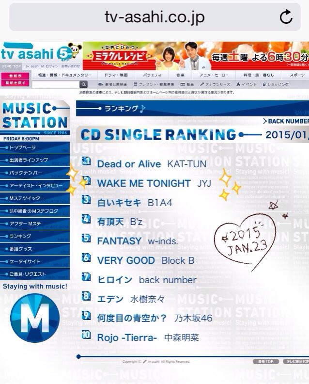 Mステ 15 01 23 ツイ速まとめ