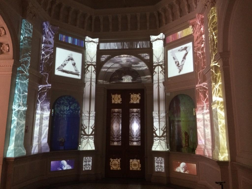wrphantom's tweet photo. We made an interactive installation #Synaesthesia for @AteneumMuseum #Sibelius exhibition! Go play with it! #sibhack http://t.co/TJmSPBXD4v