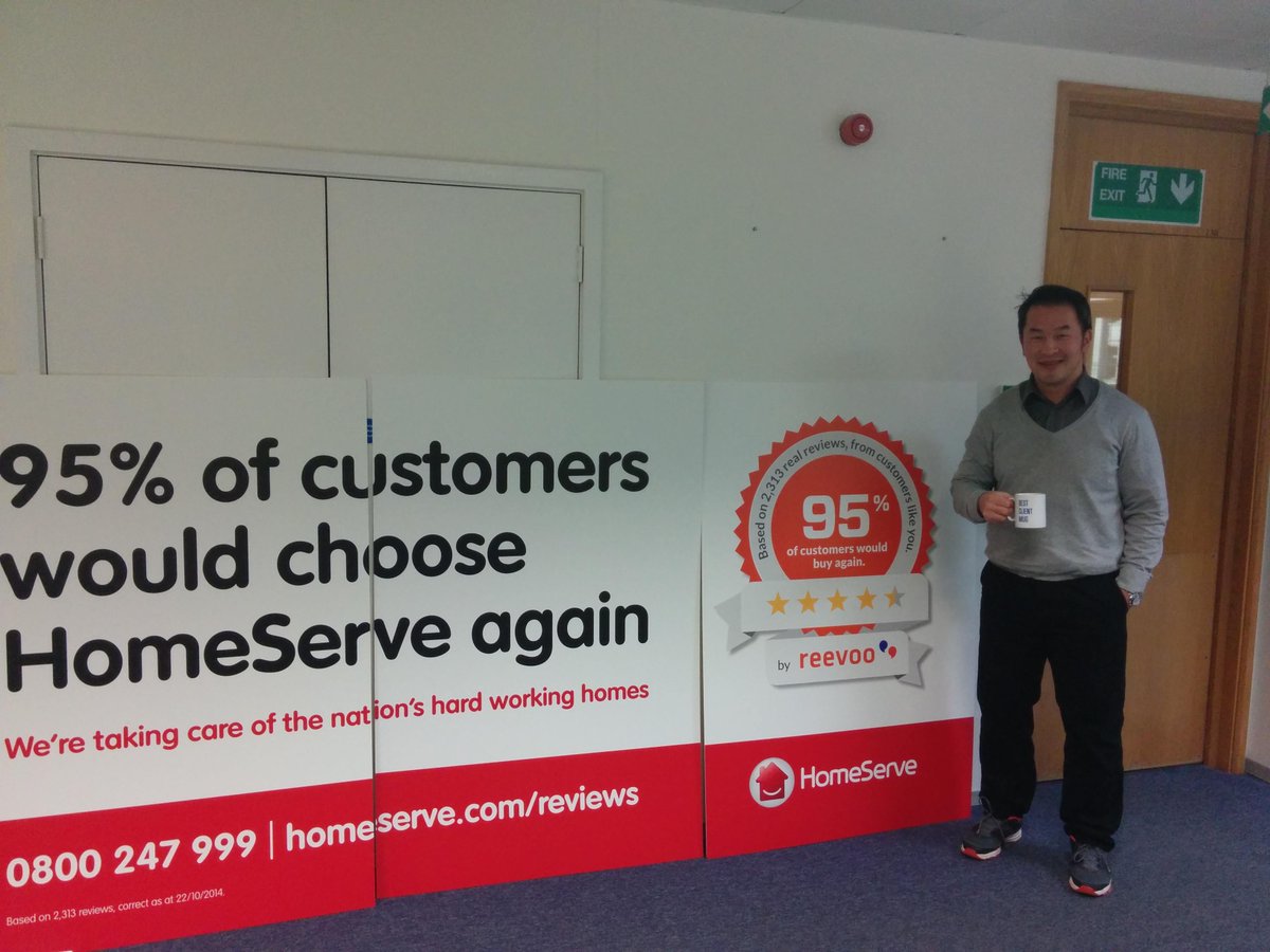 Luong is happy with the delivery <a href="/HomeServeUK/">HomeServe UK</a>! It featured in our 2014 in review blog too - bit.ly/14yybFQ -