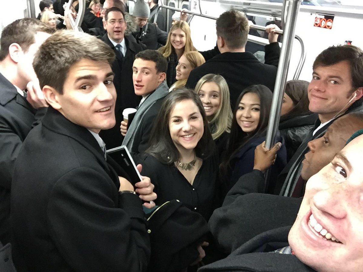 WDWS2015's tweet photo. On the subway to meetings this morning #wdws2015 #chapmanu http://t.co/YkNz9mPB80