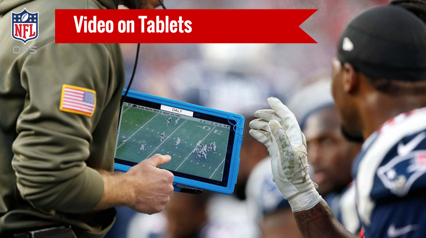 TroyVincentSr's tweet photo. #NFLTech: Coaches will test use of 2 tablets which show the high end zone &amp; high sideline cameras http://t.co/xWCaKPDgMc