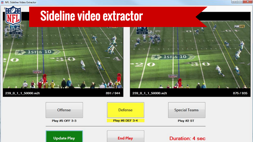 TroyVincentSr's tweet photo. #NFLTech: A sideline video extractor will allow officials to tag plays &amp; track their duration http://t.co/LaNxoMMD1K