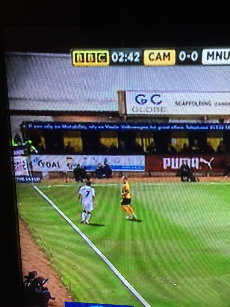 aukers88's tweet photo. @RydalComms making an early appearance on BBC #CUFC #MUFC http://t.co/YpSuzh0ujb