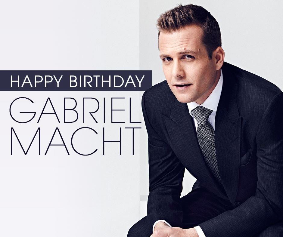 Happy Time, people!

Happy birthday, Gabriel Macht!  