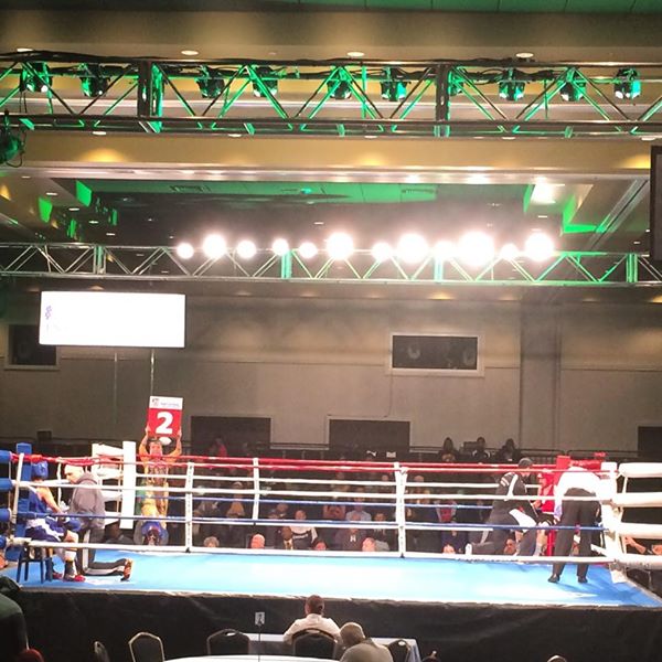 USABoxing's tweet photo. Semifinal bouts have begun at @NorthernQuest. Follow results from all 37 bouts at http://t.co/Xa4U5VfeUO #Path2Podium http://t.co/j6WXETIi57