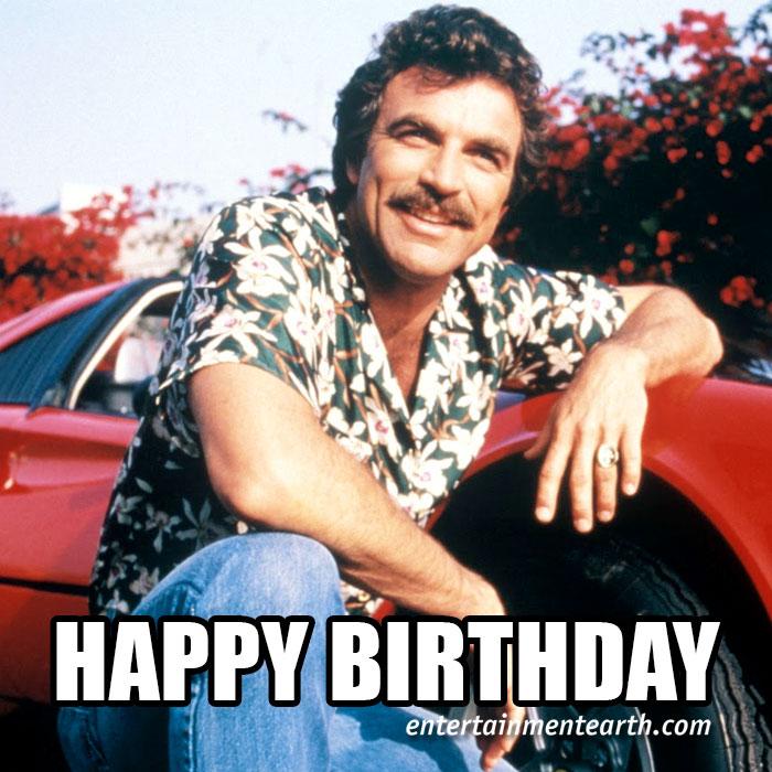 Happy 70th Birthday to Tom Selleck! Shop Collectibles:  