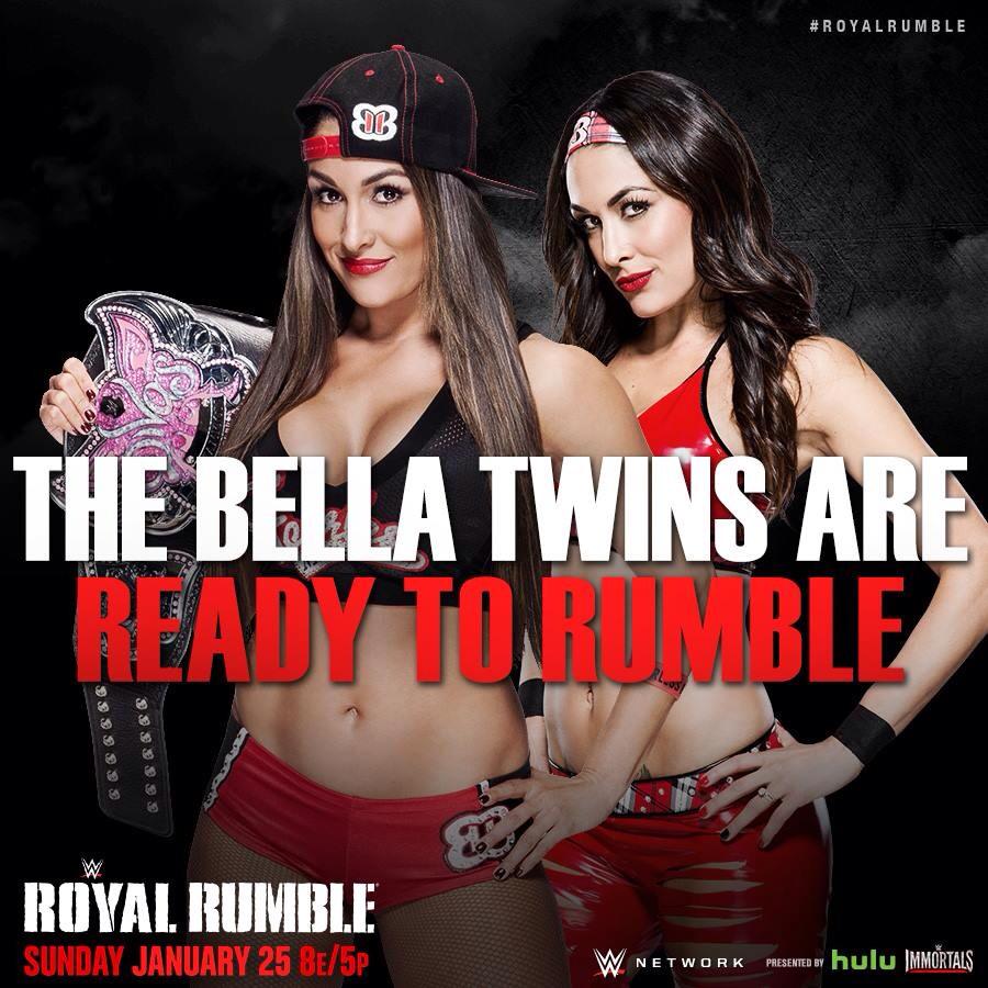 NandB_Bella's tweet photo. The Queens Are Ready To Rumble!! @BellaTwins #RoyalRumble http://t.co/Wfgn686krE