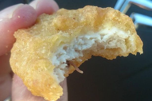 DailyMirror's tweet photo. Mum finds worm in her kid's McDonald's meal http://t.co/2SEz8XZgh7 http://t.co/hyS7WuGzx4